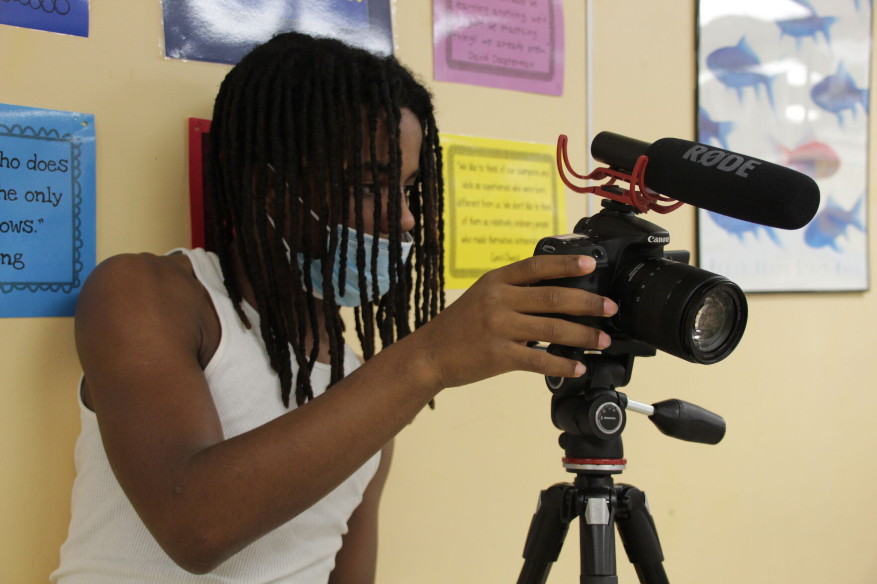 Behind the scenes of "Wake Up" | Racine Video Production Workshop